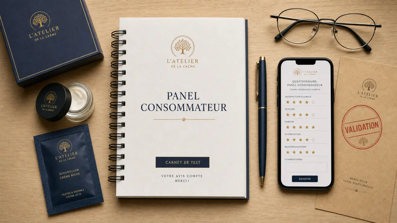 Consommateur testeur : kit panel, formulaire et récompenses