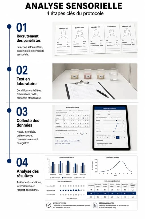 Processus d'analyse sensorielle chez Axens Lille