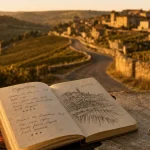 Route des vins beaujolais : carnet de dégustation et plan de route entre vignes