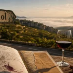 Route des vins var : vignobles de Bandol sur route sinueuse