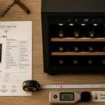 cave à vin carrefour 12 bouteilles 31 L, température réglable