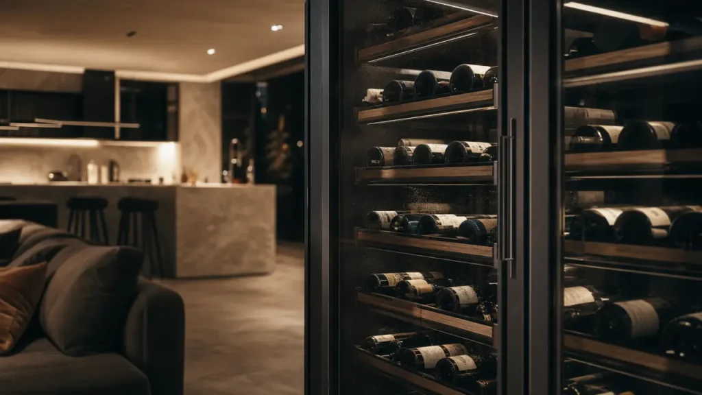 Cave à vin design : vitrine, encastrable ou bar mobile, le bon format pour exposer et conserver