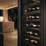 Cave à vin design vitrée pour exposer et conserver les bouteilles