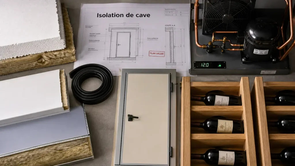 Fabriquer une cave à vin réfrigérée : l’emplacement, l’isolation et le groupe froid à bien choisir
