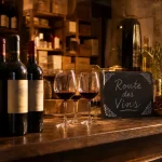 La route des vins La Ciotat : entrée de cave à vins en Provence