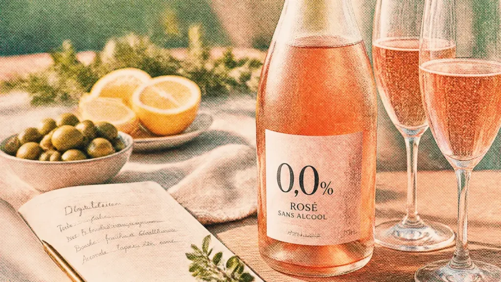 Vin rosé sans alcool : définition, fabrication et critères pour bien le choisir