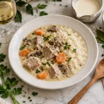 Blanquette de veau cookeo vin blanc : sauce crémeuse au vin blanc