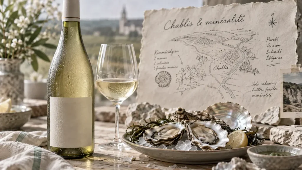 Chablis vin blanc : un Chardonnay sec, frais et minéral de Bourgogne