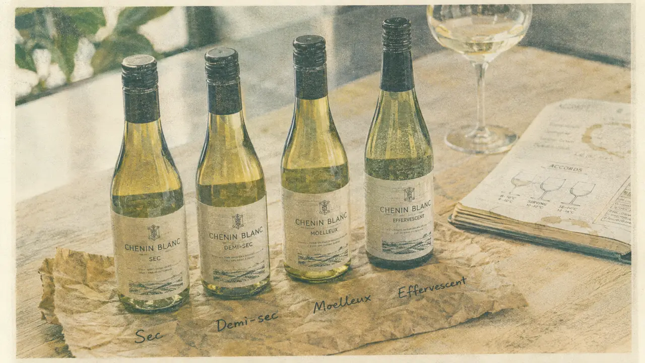 Chenin blanc vin : sec, demi-sec, moelleux et effervescent
