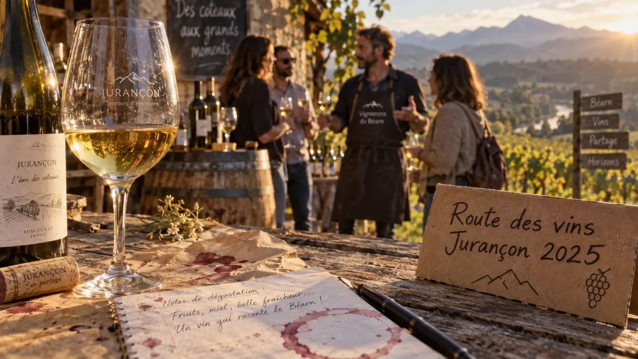 Route des vins jurançon 2025 : dégustation au domaine sur les coteaux du Béarn