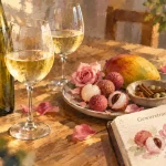 Vin blanc gewurztraminer d’Alsace, litchi et épices