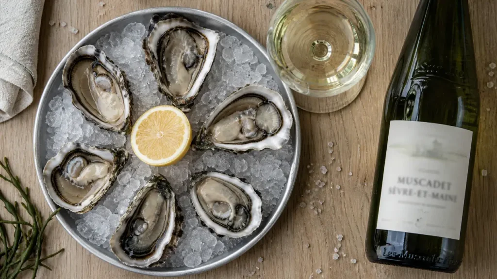 Quel vin blanc servir avec des huîtres : Muscadet, Chablis, Sancerre et la bonne température