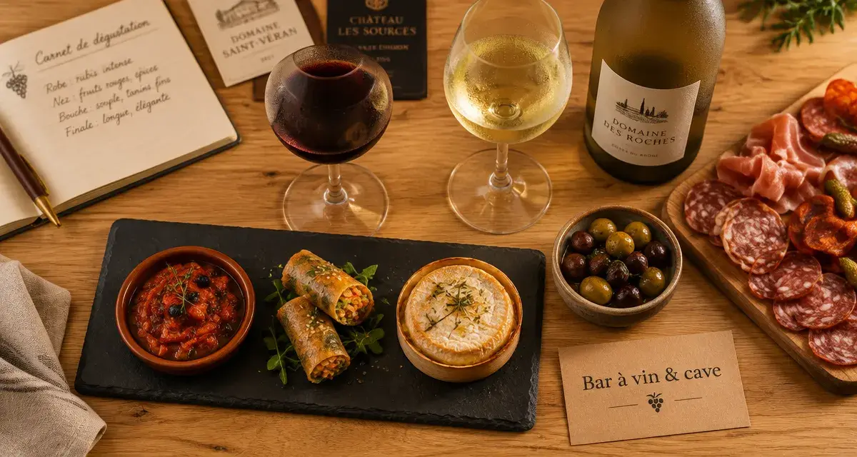 Bamboche bar à vin et cave : apéro à partager, verres et planche tapas