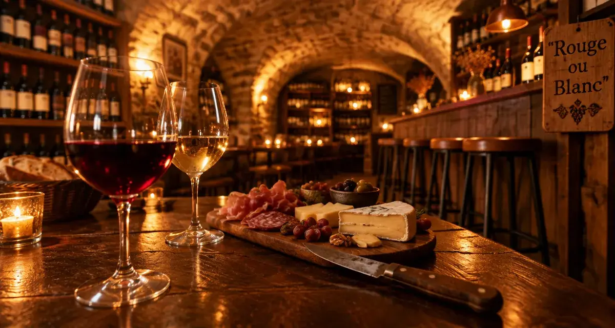 Rouge ou Blanc caviste & bar à vin : petite cave parisienne pour boire rouge ou blanc près d’Odéon
