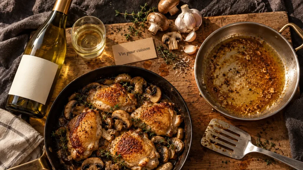 Vin blanc sec pour cuisiner : le bon cépage, la juste dose et les erreurs à éviter