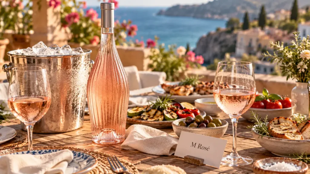 Minuty M Rosé est un Côtes de Provence frais et vif, pensé pour les moments conviviaux