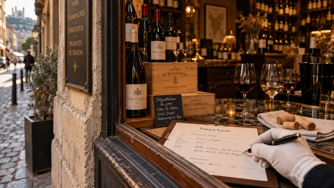 Vinica cave à vin à Lyon : dégustation en cave